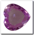 Saphir de couleur coeur de 0,87 carat