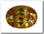 Hessonite ovale de 4,41 carat