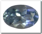 Aigue-marine ovale de 0,40 carat
