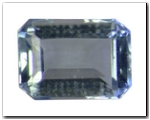 Aigue-marine rectangle pans coup�s de 1,00 carat