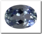 Aigue-marine ovale de 1,00 carat