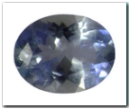 Aigue-marine ovale de 1,00 carat