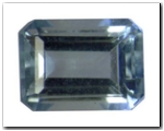 Aigue-marine rectangle pans coupés de 1,00 carat