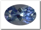 Aigue-marine ovale de 1,00 carat