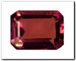 Tourmaline rectangle pans coup�s de 1,50 carat