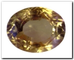 Tourmaline ovale de 1,95 carat