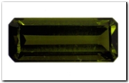 Tourmaline rectangle pans coup�s de 3,47 carat