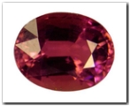 Tourmaline ovale de 3,86 carat
