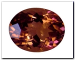 Tourmaline ovale de 2,42 carat
