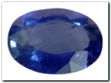 Saphir ovale de 0,78 carat