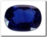 Saphir ovale de 1,50 carat