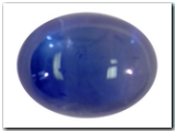 Saphir ovale cabochon de 1,70 carat