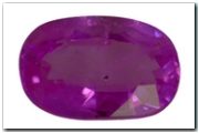 Saphir de couleur ovale de 1,06 carat