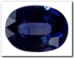 Saphir ovale de 1,56 carat