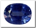 Saphir ovale de 1,76 carat