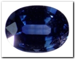 Saphir ovale de 1,47 carat