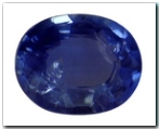Saphir ovale de 1,11 carat