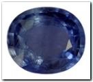 Saphir ovale de 1,66 carat