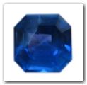 Saphir carré pans coupés de 1,87 carat