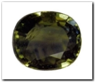 Saphir de couleur ovale de 1,30 carat