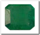 �meraude rectangle pans coup�s de 1,04 carat