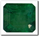�meraude rectangle pans coup�s de 0,71 carat