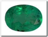 �meraude ovale de 0,98 carat