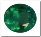 �meraude ovale de 0,65 carat