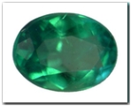 �meraude ovale de 0,38 carat