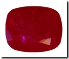 Rubis coussin de 1,85 carat