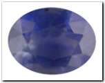 Saphir ovale de 1,80 carat