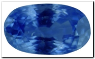 Saphir ovale de 3,60 carat