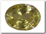Saphir de couleur ovale de 1,19 carat