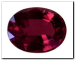 Spinelle ovale de 1,21 carat