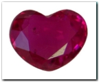 Spinelle coeur de 0,74 carat