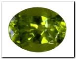 P�ridot ovale de 2,50 carat