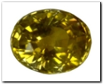 Saphir de couleur ovale de 2,37 carat