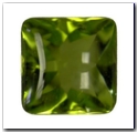 Péridot carré de 2,70 carat