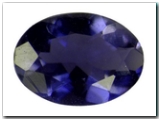 Iolite ovale de 0,75 carat
