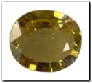 Saphir de couleur ovale de 2,47 carat