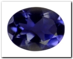 Iolite ovale de 1,35 carat