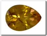 Citrine poire de 1,00 carat