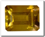 Citrine rectangle pans coup�s de 1,40 carat