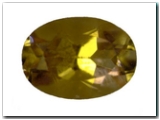 Citrine ovale de 0,70 carat