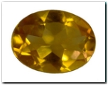 Citrine ovale de 1,00 carat