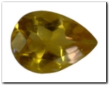 Citrine poire de 0,55 carat