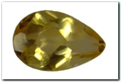 Citrine poire de 2,83 carat