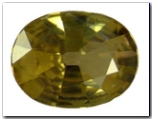 Saphir de couleur ovale de 2,55 carat