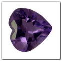 Am�thyste coeur de 0,94 carat