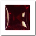 Grenat carr� de 3,50 carat